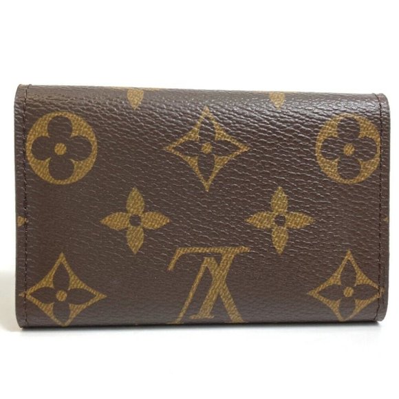AUTH LOUIS VUITTON Multicles6 6-Ring Key Case Monogram Canvas Brown - Picture 4 of 12